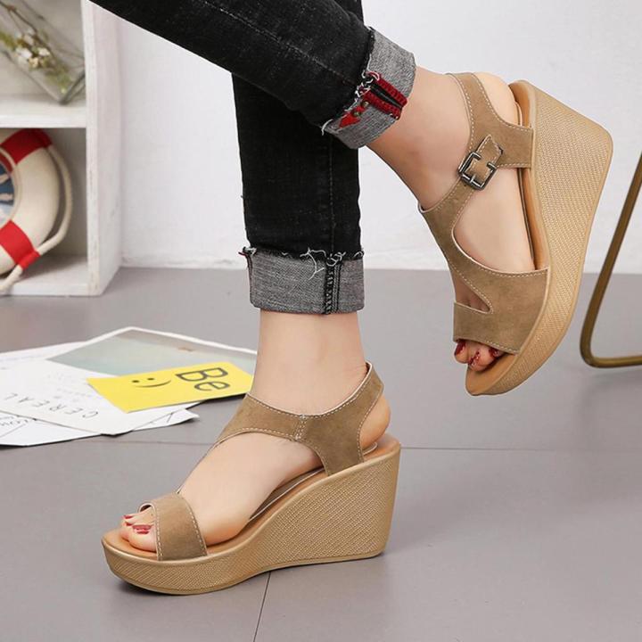 OIMG Korean Style Women Sandals Lady Shoes Women'S Sandals Wedges