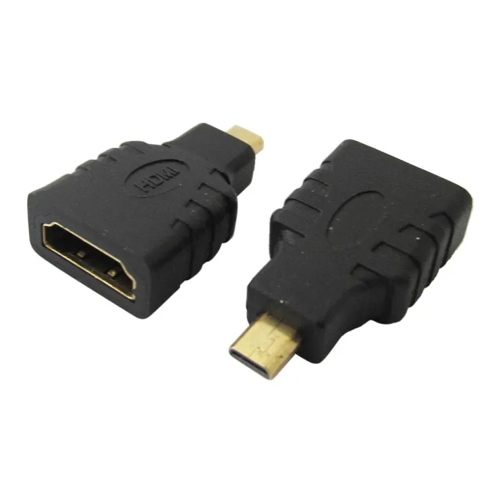 Micro HDMI Male Type D to HDMI Female Type A Gold Plated Adapter Converter
