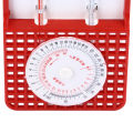 Temperature Humidity Meter Plastic Shell Wet Dry Bulb Hygrometer for Industrial Environment. 
