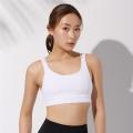 Fitness Running Tube Top Yu Sports Underwear Women Sexy Beauty Back GA Vest Cross Spaghetti Straps Shockproof Bra.