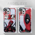 Cases Vigilante Hero Deadpool Transparent For iPhone 15 13 11 12 14 Pro Max XS 7 Plus XR Mini X 8 12mini 13mini. 