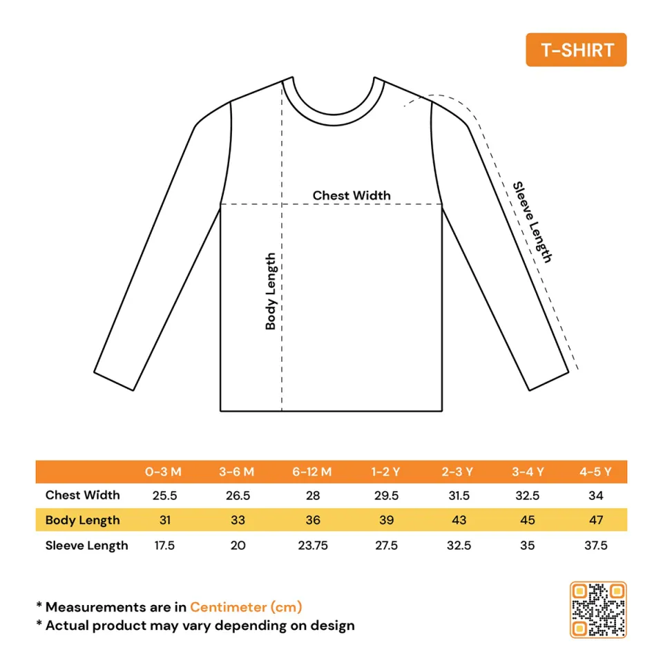 Red Color Full Sleeve Round Neck Cotton T-Shirt For Kids Daraz