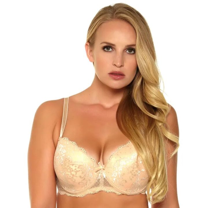 Women's Underwear Very Big Size Underwire 3/4 Cup Push Up