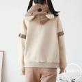 Harajuku Bear Anime Hoodies Women Korean Kawaii Cotton Fleece Hoodie Coat Long Sleeve Oversized Kpop Y2K Girls Winter Clothes.