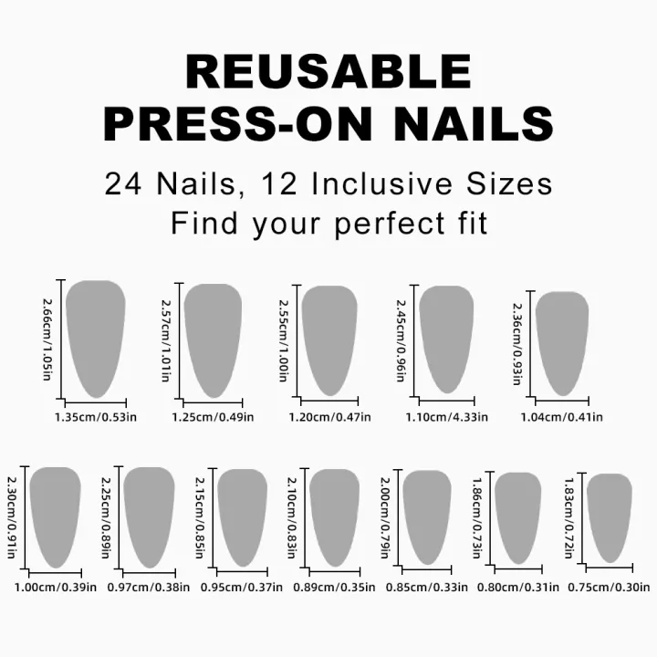 24pcs%20Glitter%20Red%20False%20Nails%20Gold%20Sequins%20Full%20Cover%20Almond%20Nails%20Manicure%20Set%20French%20Acrylic%20Nails%20Tips%20for%20Girl%20Women%20-%20Image%204