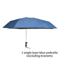 【selevn roind】Multifunctional Large Bicycle Umbrella Outdoor Sunshade Parasol Umbrella Electric Bicycle Hands-free Umbrella with Bracket. 