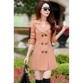 Trench Coat Women Double-ed Trenchcoat Lace Female Autumn Casual Coats Windbreaker Outwear Plus Size Raincoat Streetwear.