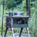 Portable Camping Tea Kettle, Teapot Coffee Pot Outdoor Kettle Campfire Kettle Water Kettle Cookware for Hiking Camping Picnic. 