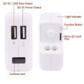 2 Port Usb Charger Plug Hd 1080p Mini Wall Charger Camera Mini Motion Detection Recorder. 