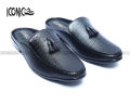 New Fashionable Half Shoe For Men Black can wear wedding shoes.