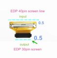 new Laptop LED screen EDP 30pin to 40pin 40 pin to 30 pin input output connector converter Cord cable adapter 0.5mm 2 Lanes. 