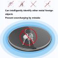 2pcs K8 10W Universal Aluminum Alloy Phone Wireless Charger, Specification:with 1m Cable.