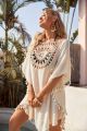 2022 Sunflower Bikini Cover Up Swimsuit Beach Dress Women 2021 Summer Bathing Suit Beachwear Shirt.