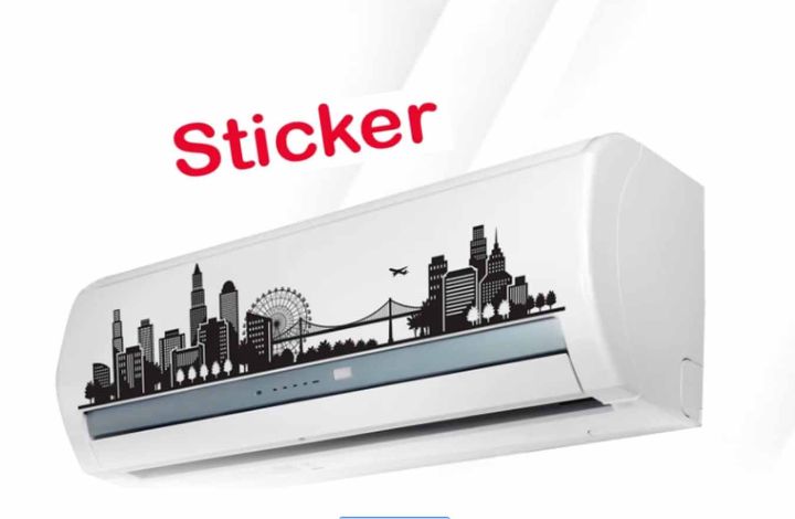 Transparent  AC Sticker Transparent Wall Sticker Split Ac Stickers