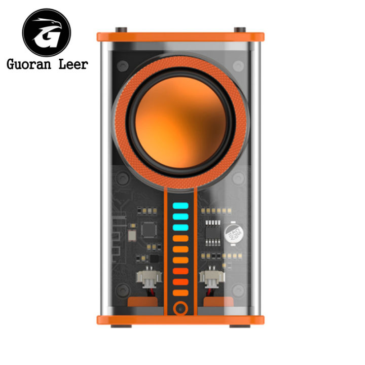 Draagbare TWS Wireless Speakers 360° Shocking Sound Bluetooth-compatible 5.0 With Colorful Lights Portable Speakers For Party Gifts