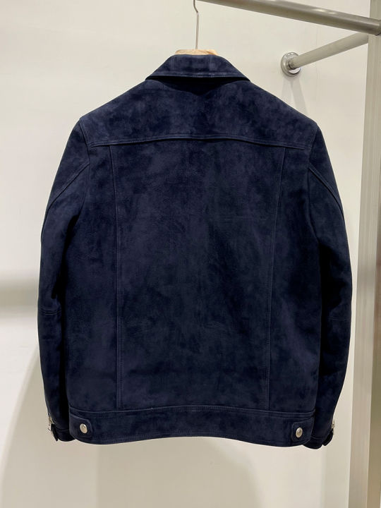 Imported%20Lambskin%20Short%20Leather%20Jacket%20Men's%20British%20Suede%20Leather%20Jacket%20Slim%20Fit%20Motorcycle%20Jacket%20-%20Image%203
