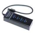 4 ports of high speed USB hub high-speed USB 1.0 SPLETER BLACK BLACK.