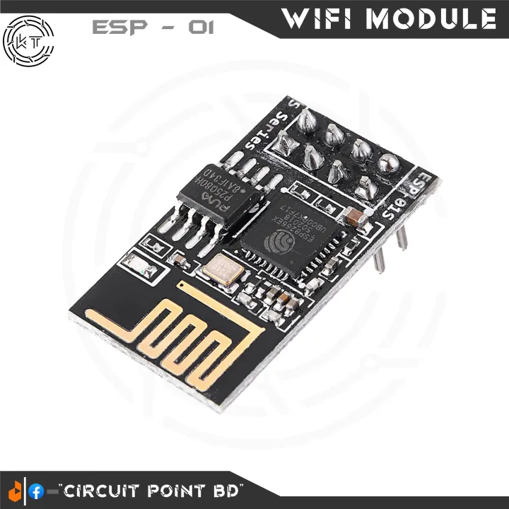 Wifi Module ESP-01 ESP8266 ESP-01S Serial to Wifi Wireless Transmission Module for Arduino and Electronics Project.