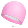 Swimming Cap Unisex Comfortable Waterproof Ear Protection Not-Too-TightPUCloth Glue Swimming Cap，Solid Color Men's Large Cap. 