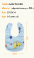 2 Pcs Combo Cotton Waterproof Bibs for Baby - Beautiful Printed Baby Bibs (Multicolor - As Per Stock).
