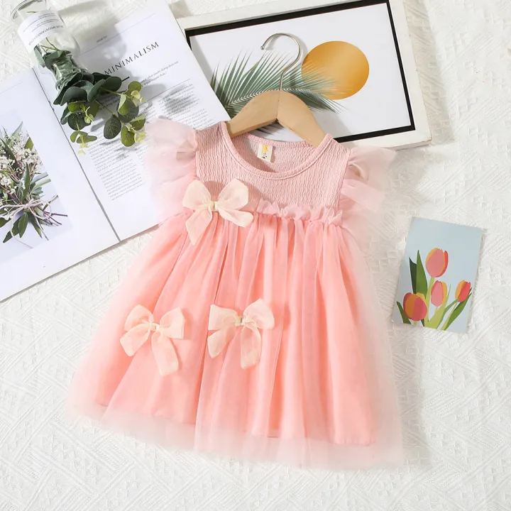 %E3%80%90Flash%20sale%E3%80%91%20summer%20new%20girl%20baby%20dress%20mesh%20small%20flying%20sleeves%20puff%20dress%20sweet%20princess%20birthday%20party%20dress%20-%20Image%204
