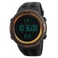SKMEI 1251 Men Fashionable Outdoor 50m Waterproof Sports Digital Watch with PU Watchband. 