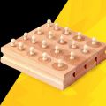 Newest Montessori Educational Games Wooden Cylinder Socket Parent Child Interaction Math Toy Baby Practice and Senses. 