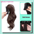 BEAUTYENTER Synthetic Long Curly Hair With Gripping Clip Wig, Natural And Lightweight Without Falling Feeling. 