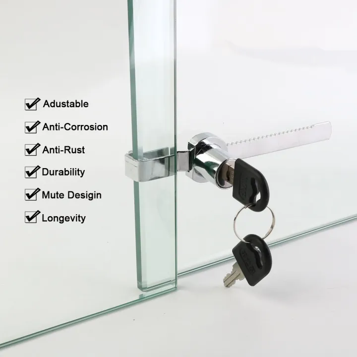 Display%20Showcase%20Cabinet%20Sliding%20Glass%20Door%20Lock%20With%202%20Keys%20-%20Image%206