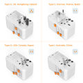 TESSAN 100W GaN Universal Travel Adapter Worldwide with USB and Type-C Fast Charging Power Adapter EU/UK/USA/AUS plug for Travel. 