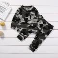 2021 Toddler Newborn Baby Boy  Clothes Set T-shirt Long Pants Camouflage Costumes Little OEM boy clothing Winter baby clothing. 