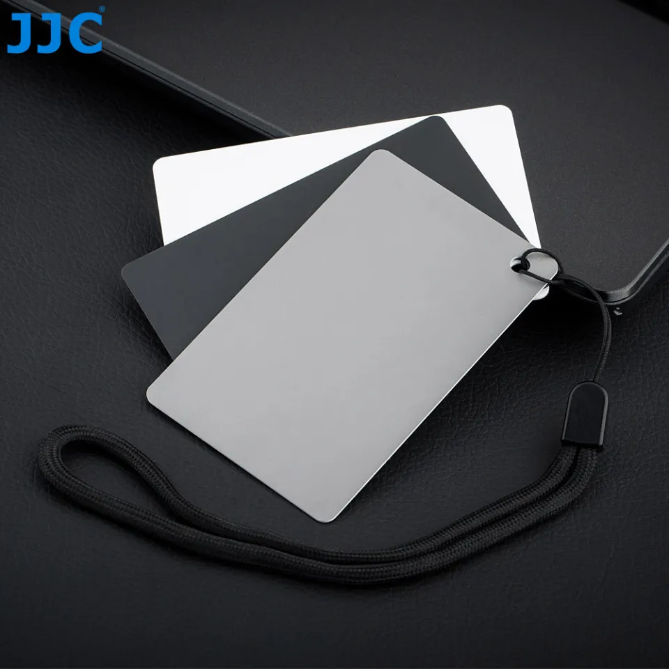 JJC White Balance Card 18% Neutral Grey Card Photography Color