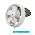 National Deluxe Heavy Duty Round Glass Window Exhaust Fan 8 Inch (1 years Warranty).