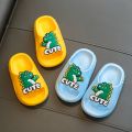Summer Children's Slippers Cute Crocodile Style Breathable Non-slip Soft Solid Color Slippers Home Bathroom Slippers Shoes Kids.
