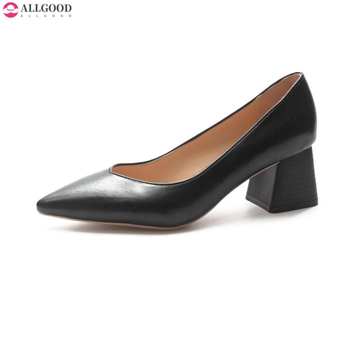Wholesale Thick Sole Shoes For Women: Classic Low Heel Buckle...