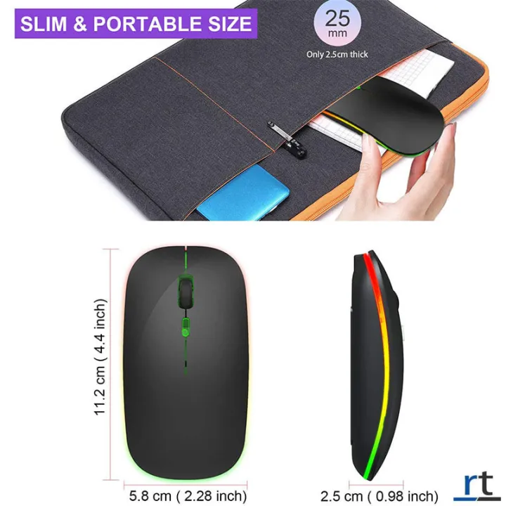 wireless%20bluetooth%20M2%20dual%20mode%20rechargeble%20backlit%20lighting%20ultra%20slim%20design%20compac%20size%20portable%20rgb%20mouse%20-%20Image%202