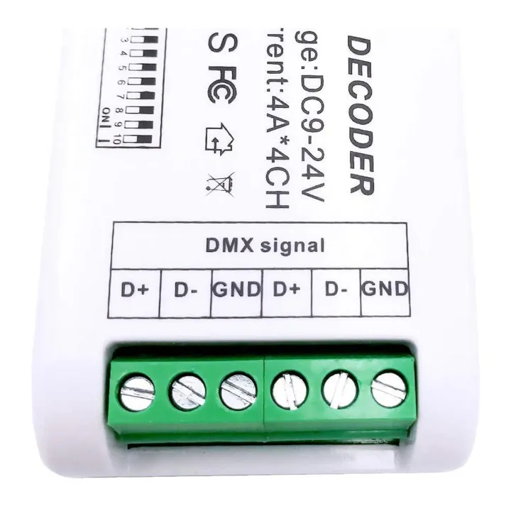 2X%20Mini%204%20Channel%20DMX%20RGBW%20Decoder%2016A%20RGB%20RGBW%20Strip%20Controller%20DMX%20512%20Dimmer%20Driver%20for%20LED%20Strip%20s%20DC9-24V%20-%20Image%205