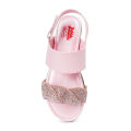 BubbleGummers FIONA Slip-On Belt Sandal for Little Girls. 