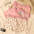 Men's Underwear Pink Cotton Cotton Fashion Boxers Cartoon Cute Printed Personality Fierce Men Pink Warm Men's Boxers. 