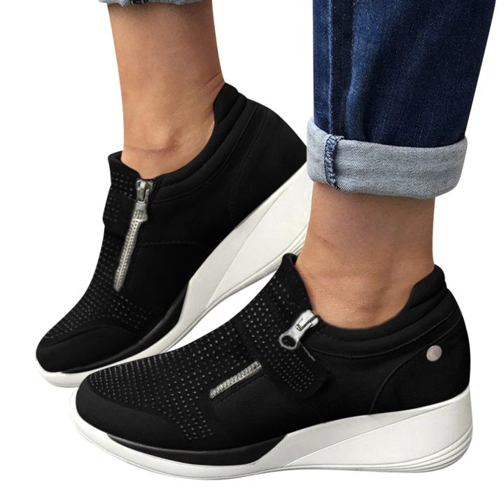 So%20So%20Sneakers%20for%20Women%20Ladies%20Fashion%20Solid%20Color%20Suede%20Rhinestone%20Running%20Shoes%20Women%20Wide%20Women%20Memory%20Foam%20Slip%20on%20Sneakers%20-%20Image%203