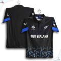 New Zealand T20 World Cup Jersey - Half Sleeve Collar Polo Cricket Jersey For Men - New Zealand T20 Jersey 2026.