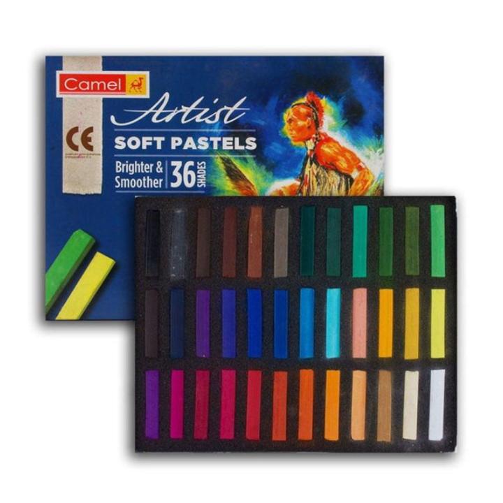 Camel Artist Soft Pastel Set Of 36 - Water Color