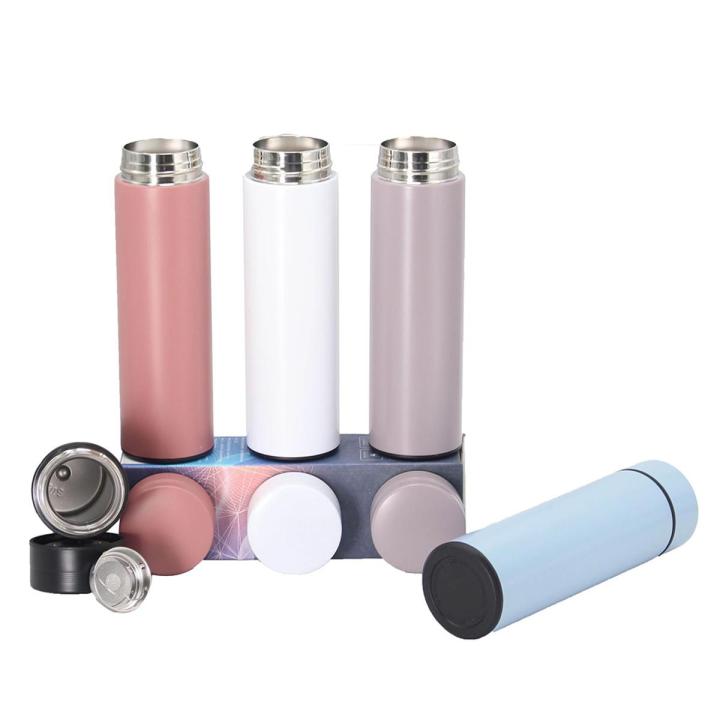 500ML Smart Insulation Cup Coffee Bottle Hot/Cold Vacuum Insulated Water Bottle with Temperature Display/Filter Creative Tea Cup