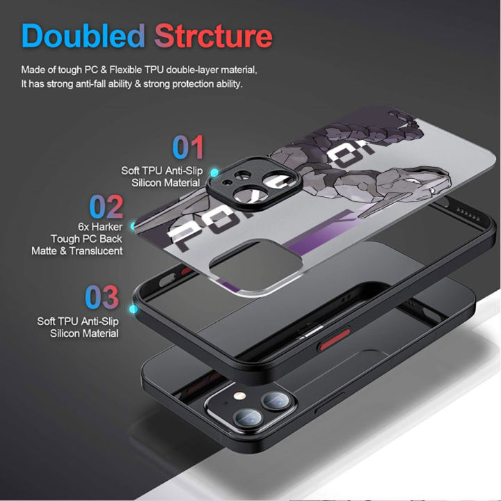Matte%20Case%20for%20IPhone%2015%2013%2012%2011%2014%20Pro%20Max%20Mini%20X%20XS%20Max%20XR%206relax%207%208%20Plus%20SE(2020)%20Shockproof%20Cases%20P-Pokemons%20Charizard%20Lucario%20-%20Image%205