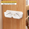 Glass Display Cabinet Glasses Storage Box Wall Mounted Sunglasses Storage Rack.