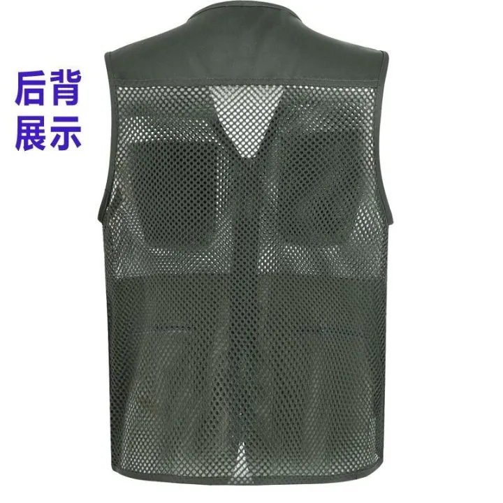 Vest%20Summer%20Thin%20Quick-Drying%20Working%20Waistcoat%20Ultra-Thin%20Men's%20Waistcoat40to50Multi-Year-Old%20Pocket%20Vest%20Jacket%20-%20Image%205