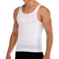 Mens Slimming Body Shaper Vest to Hide Man Boobs Shapewear Compression Shirt Abs Abdomen Slim Undershirt. 