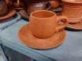 Tea Cup with prece. Matir cup. Matir Tea cup. Handmade. Organic[ 2 pis] No Ratings. 