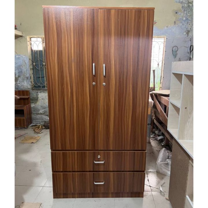 Premium%20Design%202%20Door%20with%202%20Large%20Drawer%20Almira/Wardrobe%20H70%20+%20L14%20+%20W30%20by%20Shormi%20Furniture%20-%20Image%205