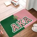 AKA Sorority Welcome Doormat Entrance Floor Mat Rug Non Slip Mats Carpet for Indoor Patio Bathroom Kitchen Living Room Bedroom. 